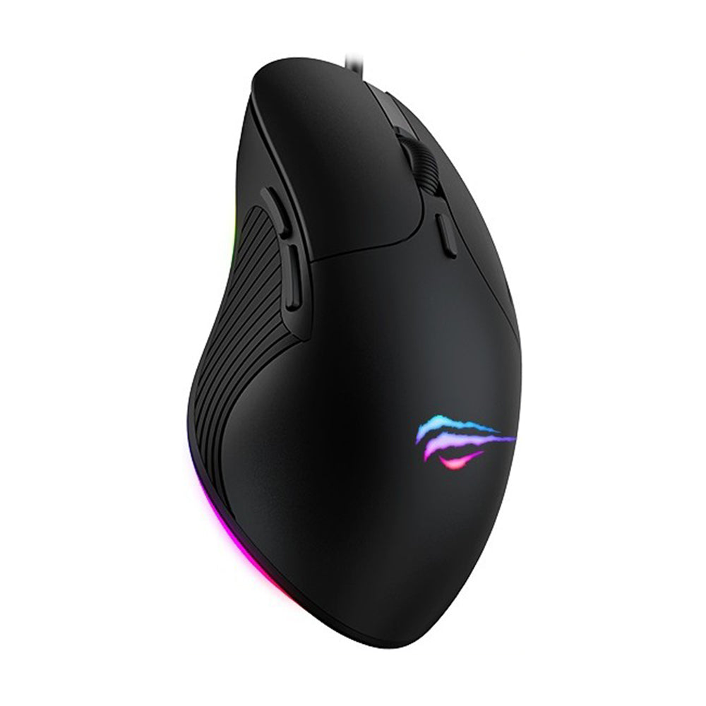 HAVIT MS1020WB Wired USB Gaming Mouse, RGB, 2400DPI, Black