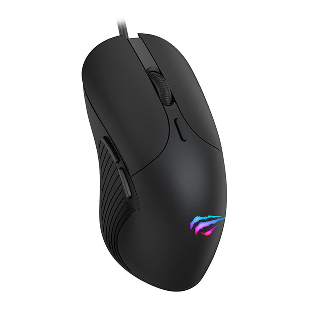 HAVIT MS1020WB Wired USB Gaming Mouse, RGB, 2400DPI, Black