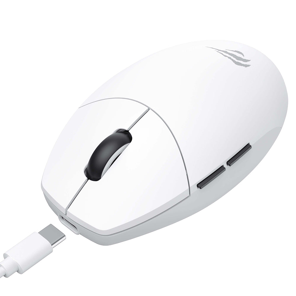 HAVIT MS1039W Wireless Gaming Mouse, 800DPI - 7400DPI, Wi-Fi / Wired, White