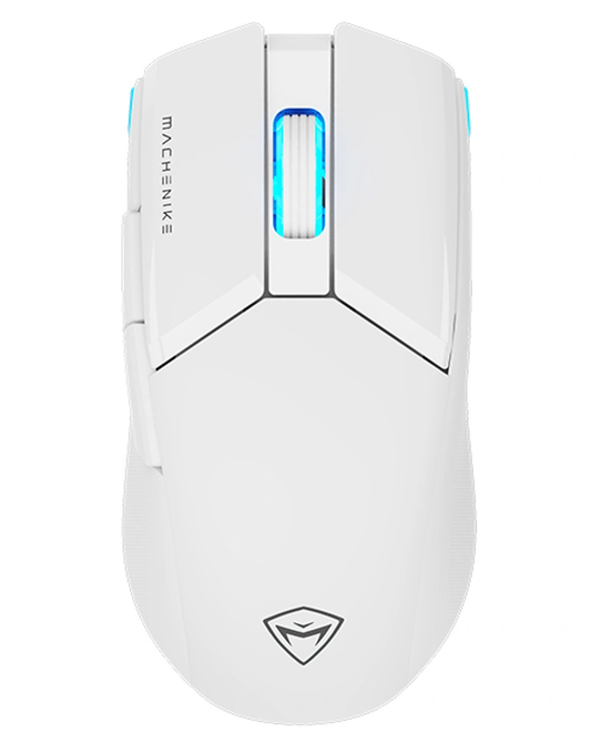 Machenike M7 Pro kabellose Gaming-Maus, RGB, 1000 DPI–26000 DPI, Weiß