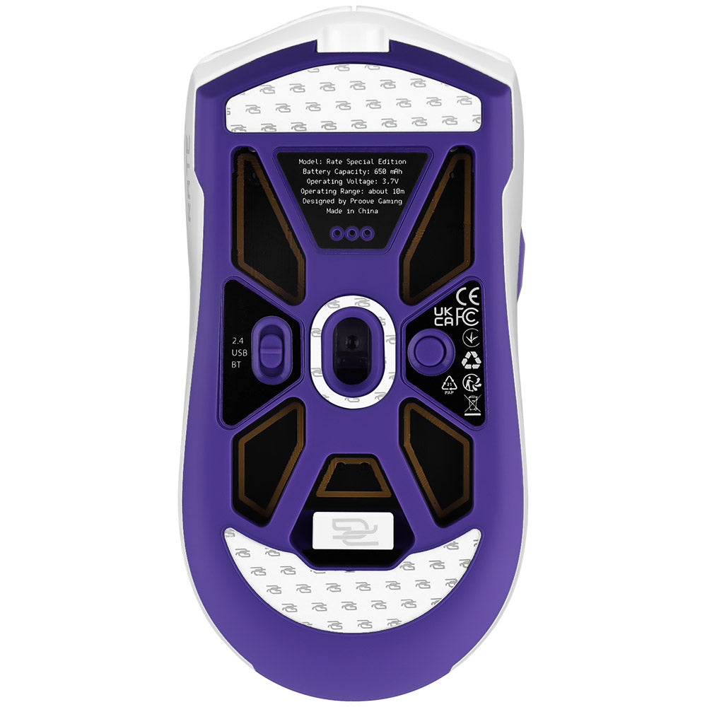 Gaming-Maus Wireless Proove Rate Special Edition, 800DPI - 12000DPI, Weiß CMRTWRS03002