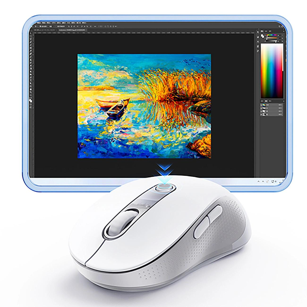 Kabellose Maus Baseus F02, 1600DPI, Wi-Fi, Weiß B0203302