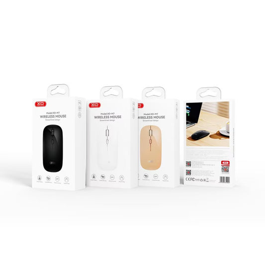 Mouse Wireless XO Design M7 Stylish Glossy, Weiß