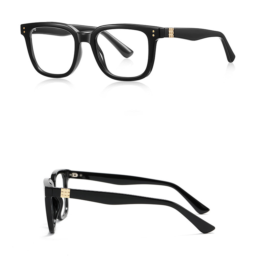 Computerbrille für Männer Techsuit 2225, Anti-Blue Light, Schwarz