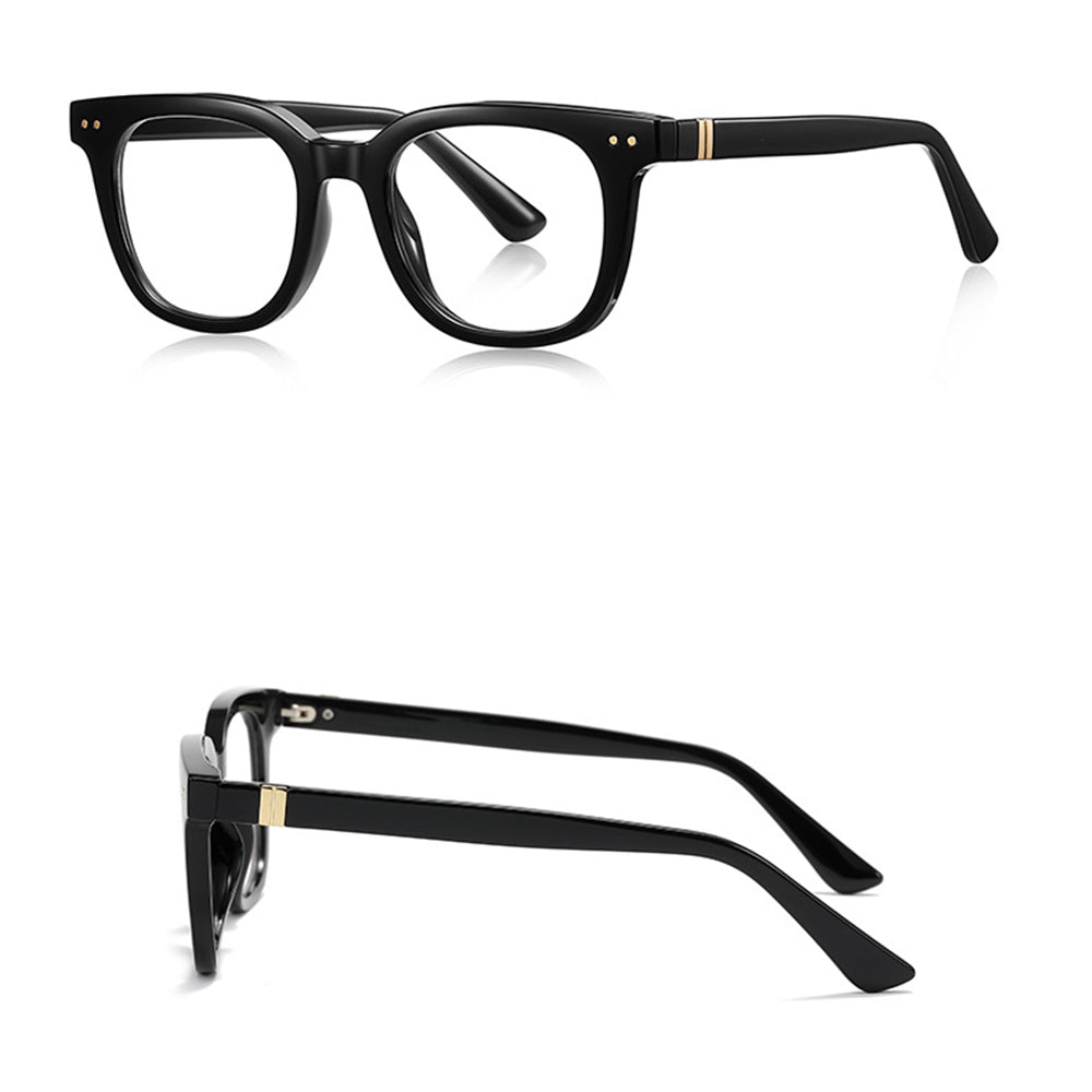 Computerbrille für Männer Techsuit 2229, Anti-Blue Light, Schwarz