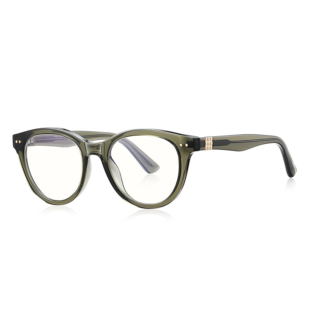 Computerbrille für Männer Techsuit 2231, Anti-Blue Light, Grün