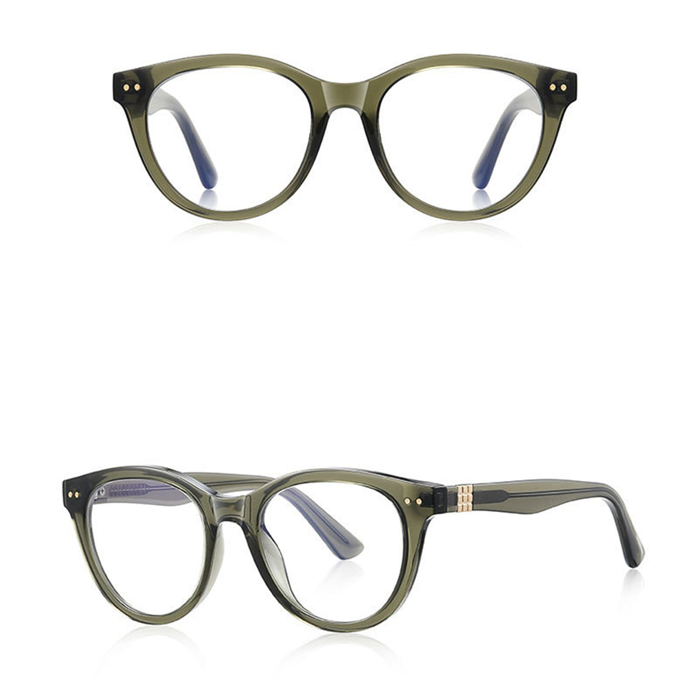 Computerbrille für Männer Techsuit 2231, Anti-Blue Light, Grün