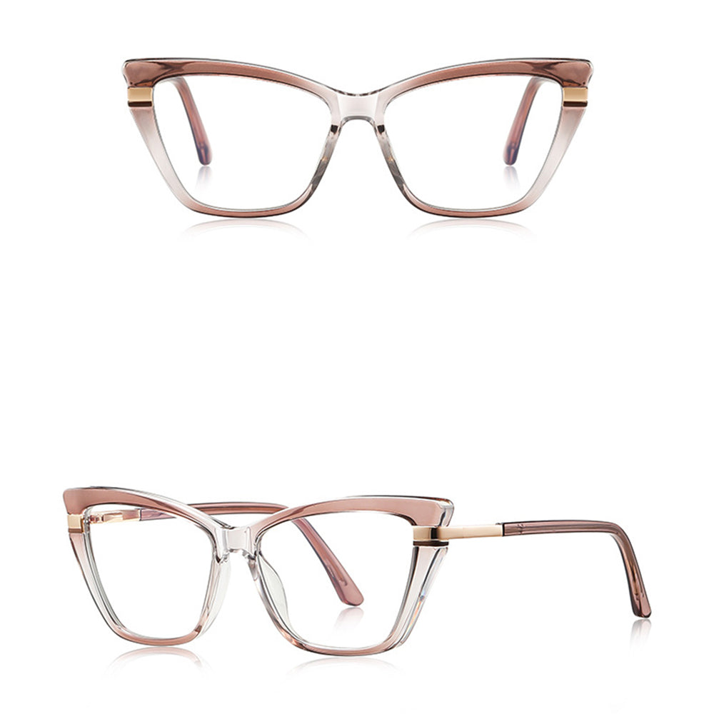 Damen Computerbrille Techsuit 2271, Anti-Blue Light, Hellbraun