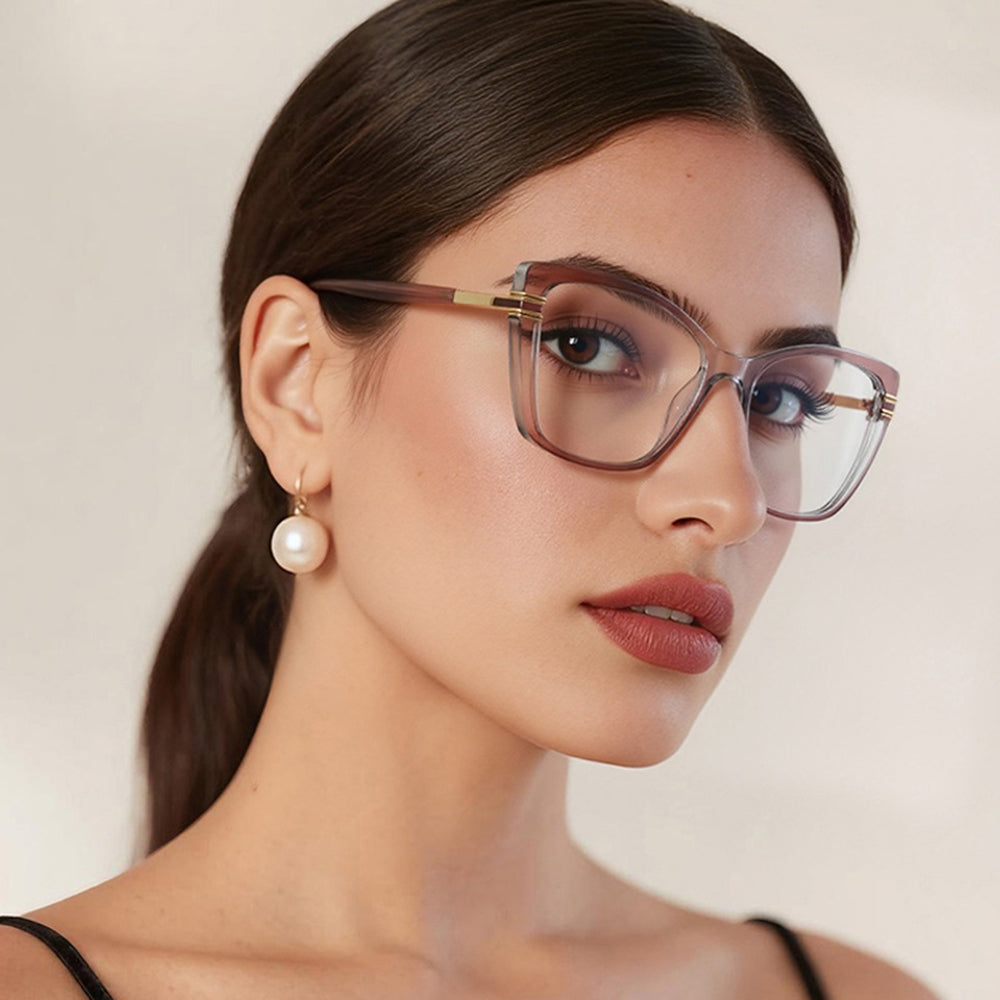 Damen Computerbrille Techsuit 2273, Anti-Blue Light, Braun