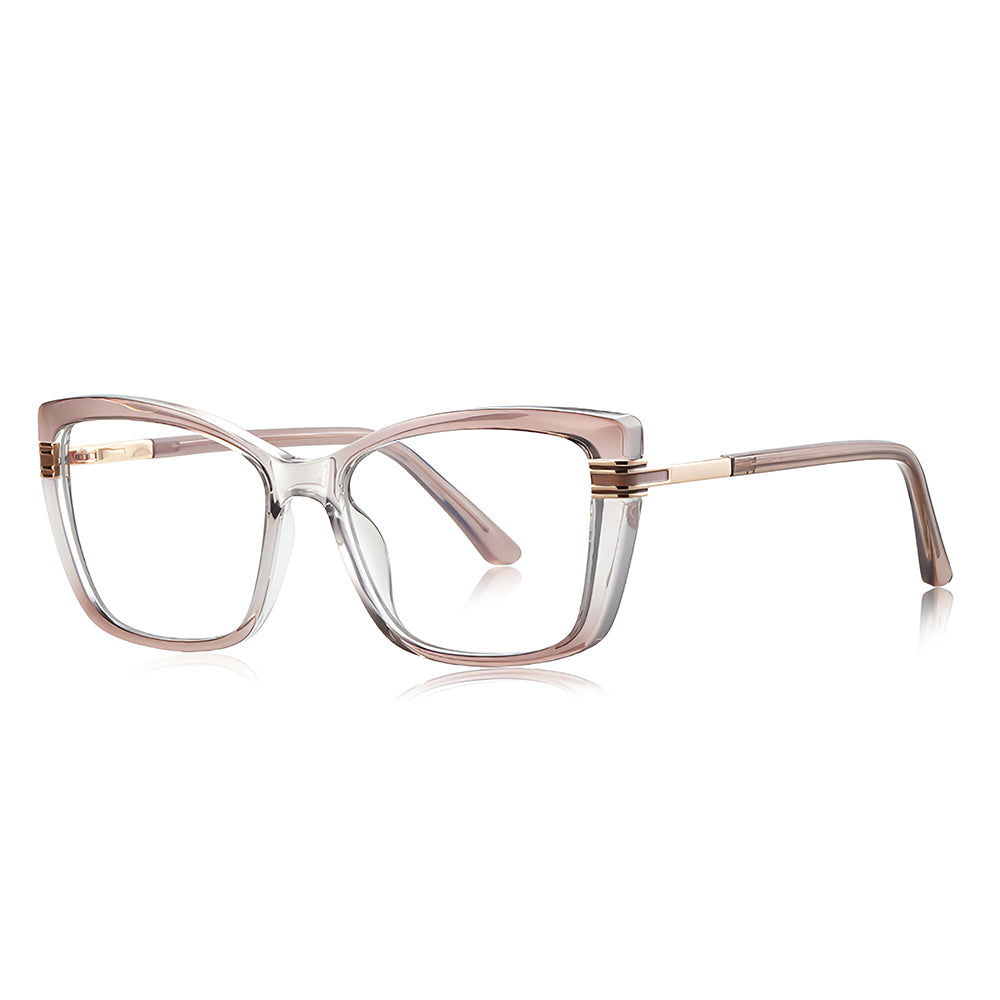 Damen Computerbrille Techsuit 2273, Anti-Blue Light, Hellbraun