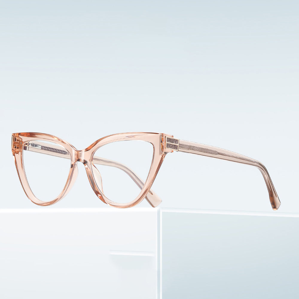 Damen Computerbrille Techsuit 2279, Anti-Blue Light, Hellbraun