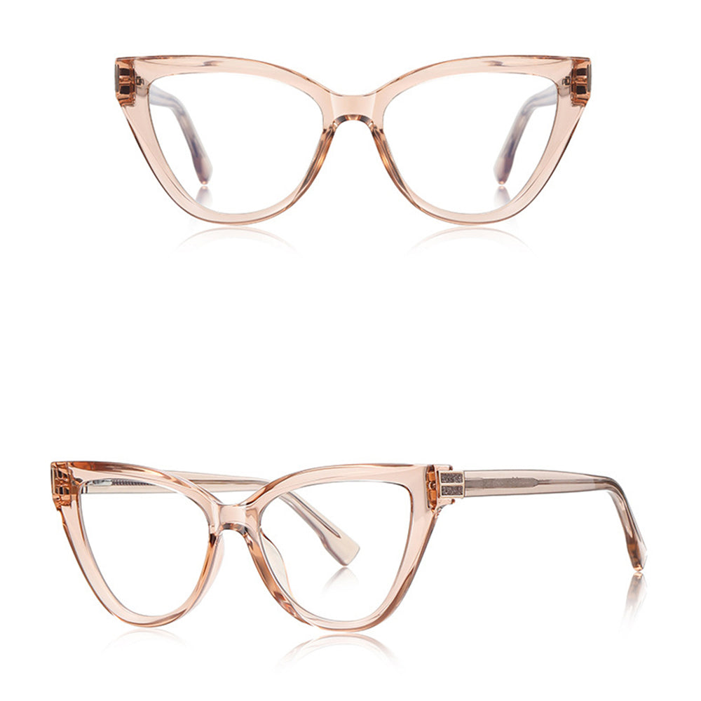 Damen Computerbrille Techsuit 2279, Anti-Blue Light, Hellbraun
