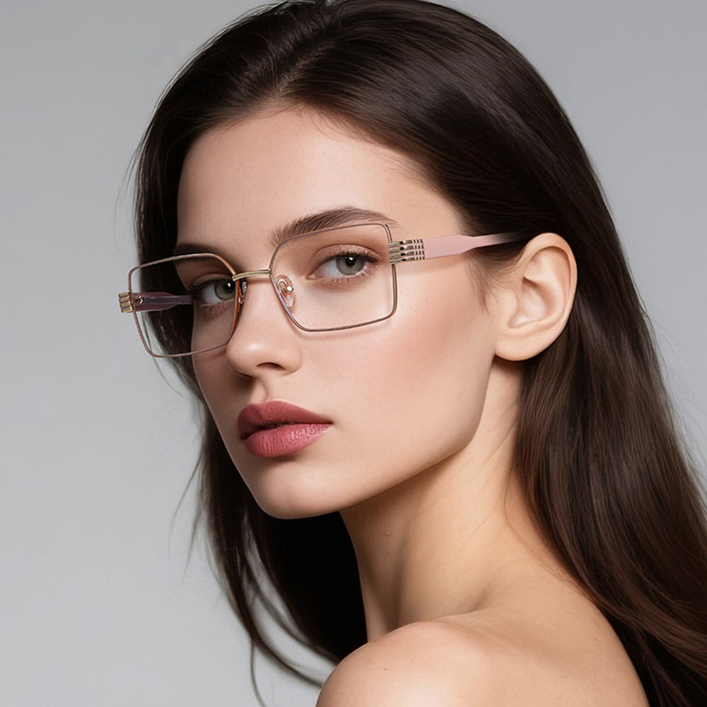Techsuit 3160 Women's Computer Glasses, Anti-Blue Light, Black