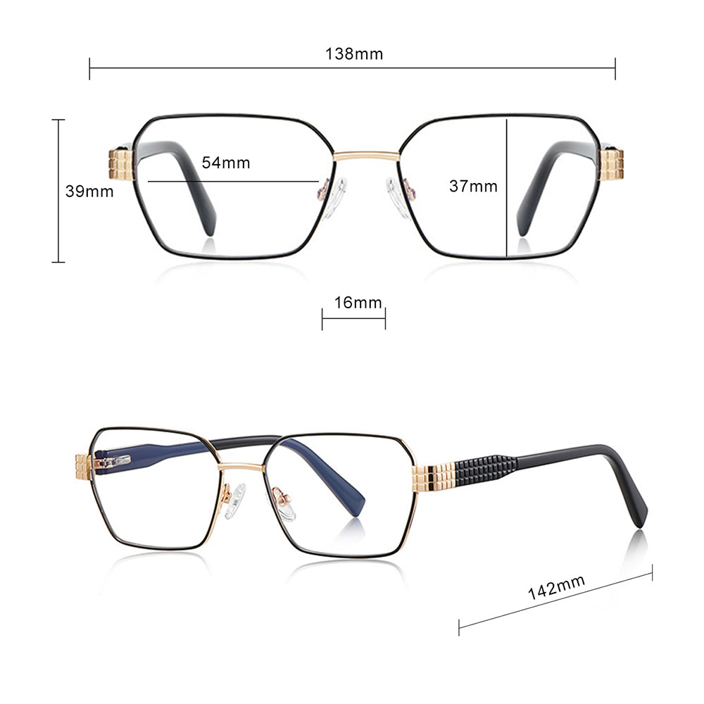 Damen Computerbrille Techsuit 3161, Anti-Blau-Licht, Roségold