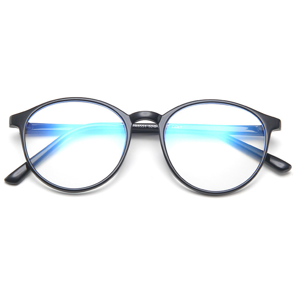 Damen-Computergläser Techsuit F8551-C2, Anti-Blaues Licht, Schwarz