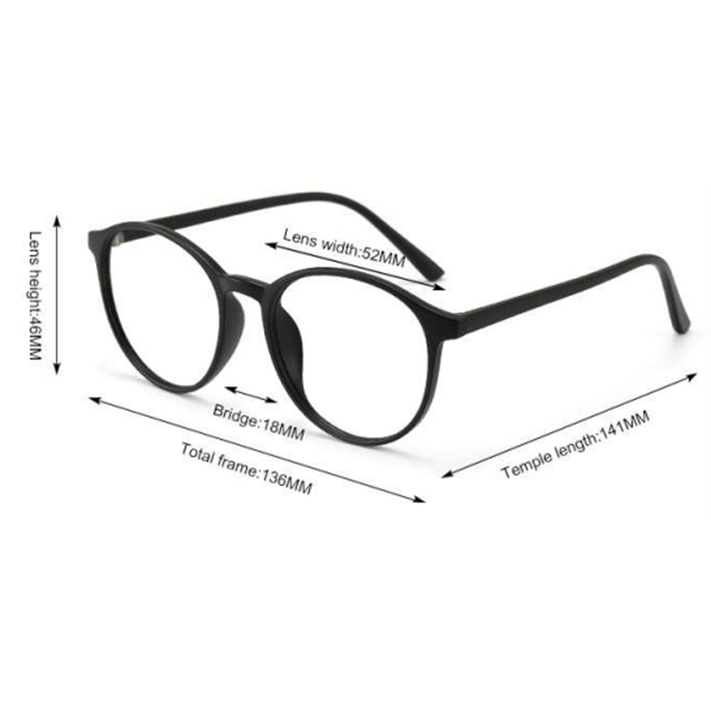 Damen-Computergläser Techsuit F8551-C2, Anti-Blaues Licht, Schwarz