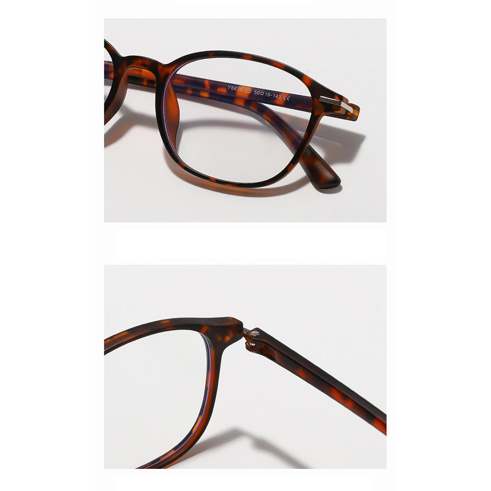 Unisex Computerbrille Techsuit 6635, Anti-Blau-Licht, Schwarz