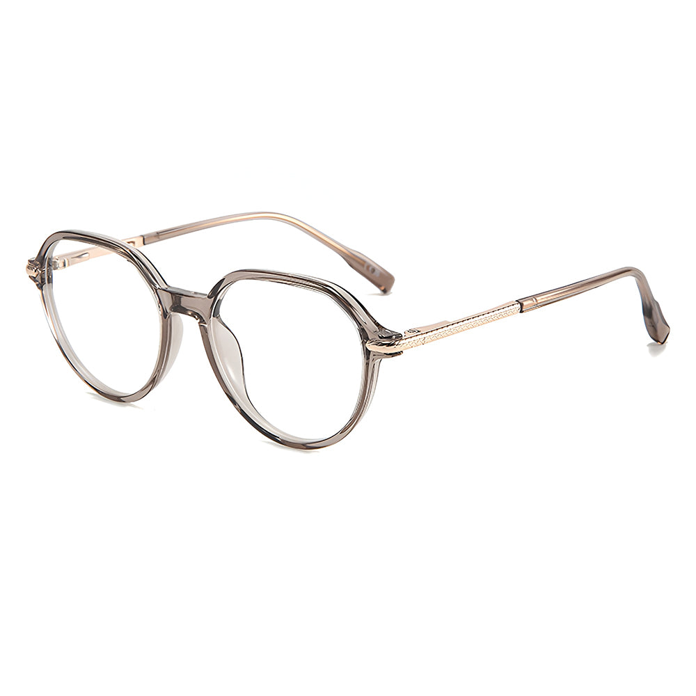 Unisex Computerbrille Techsuit TM1062, Anti-Blaues Licht, Hellbraun