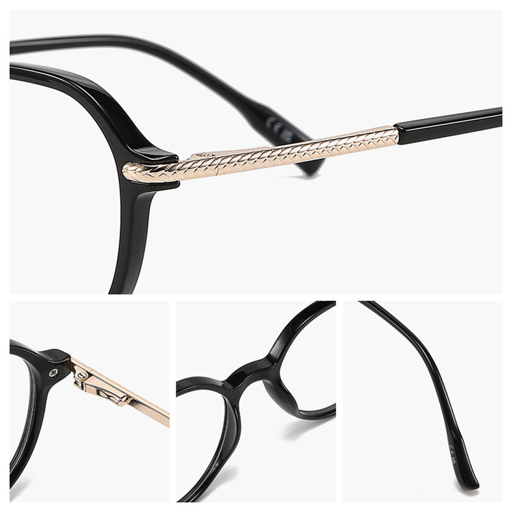 Unisex Computerbrille Techsuit TM1062, Anti-Blaues Licht, Hellbraun
