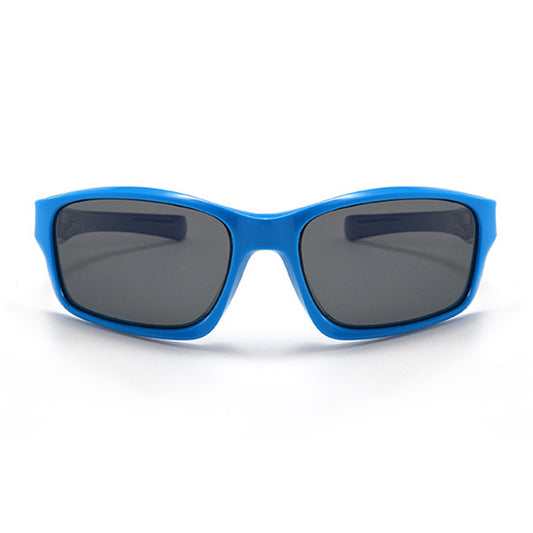 Sport-Sonnenbrille für Kinder Techsuit 8202-C30, polarisiert, rot-rosa