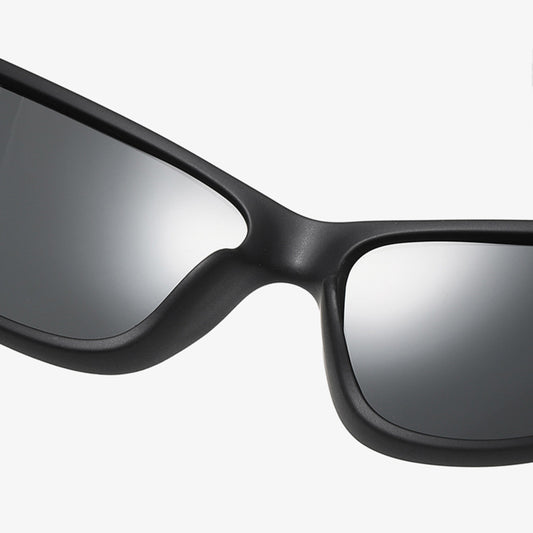 Unisex Fahrradbrille Techsuit 201910, polarisiert, schwarz-gelb