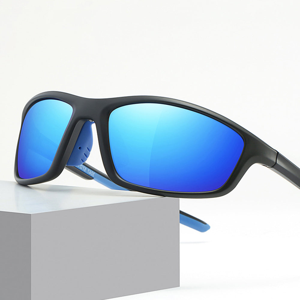 Unisex Fahrradbrille Techsuit 3047, UV-Schutz, Blau