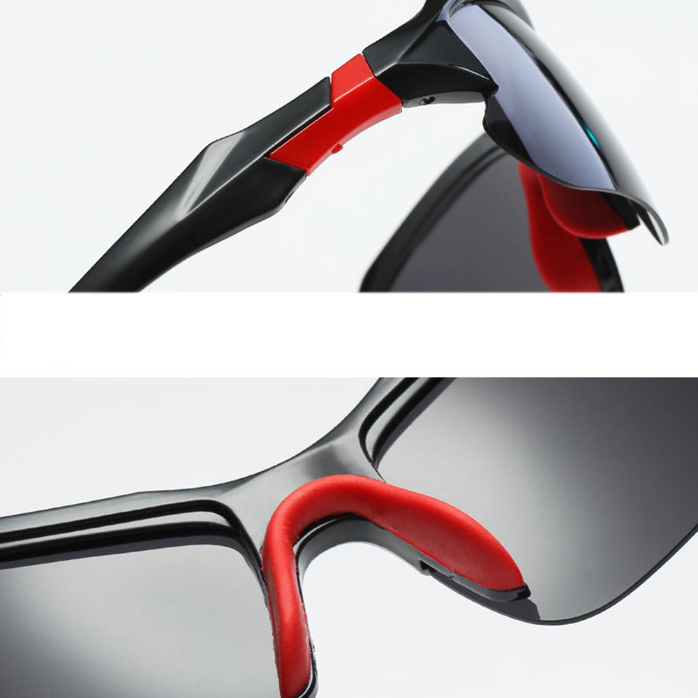 Unisex Techsuit 9301 Cycling Glasses, UV Protection, Black Blue