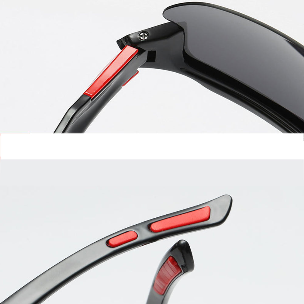 Unisex Techsuit 9301 Cycling Glasses, UV Protection, Black