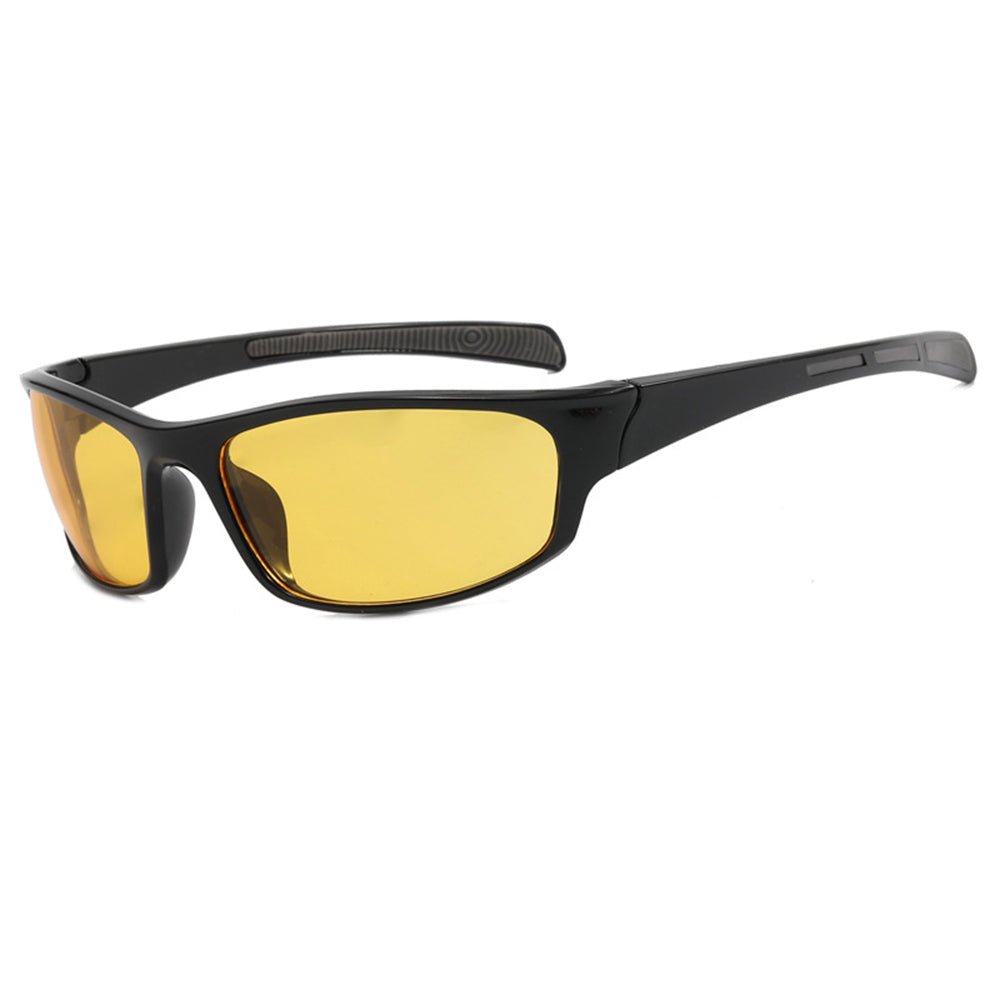 Unisex Cycling Glasses Techsuit 9937, Black Yellow