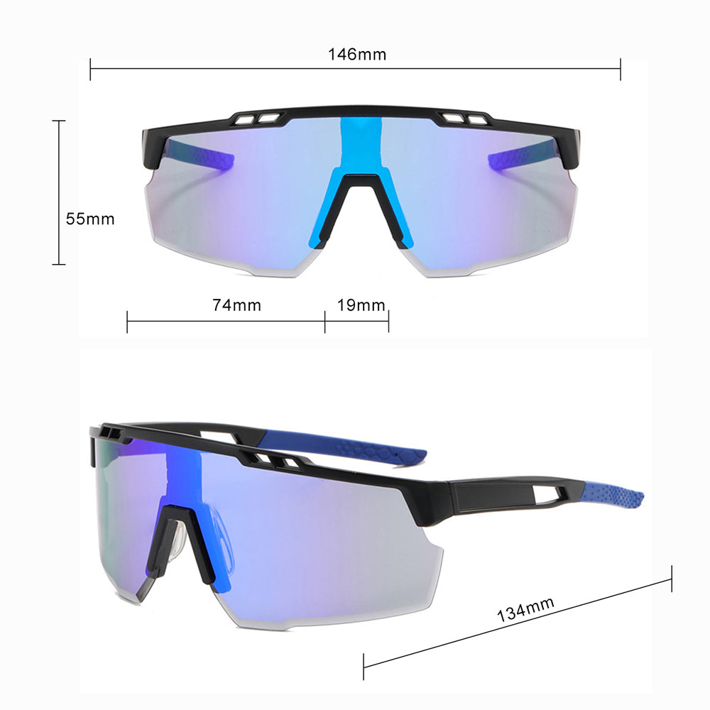 Unisex Cycling Glasses Techsuit 9963, Black