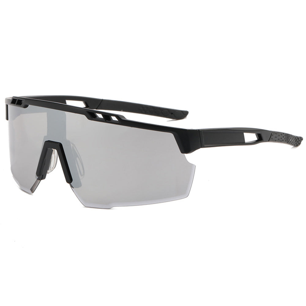 Unisex Cycling Glasses Techsuit 9963, Black Grey