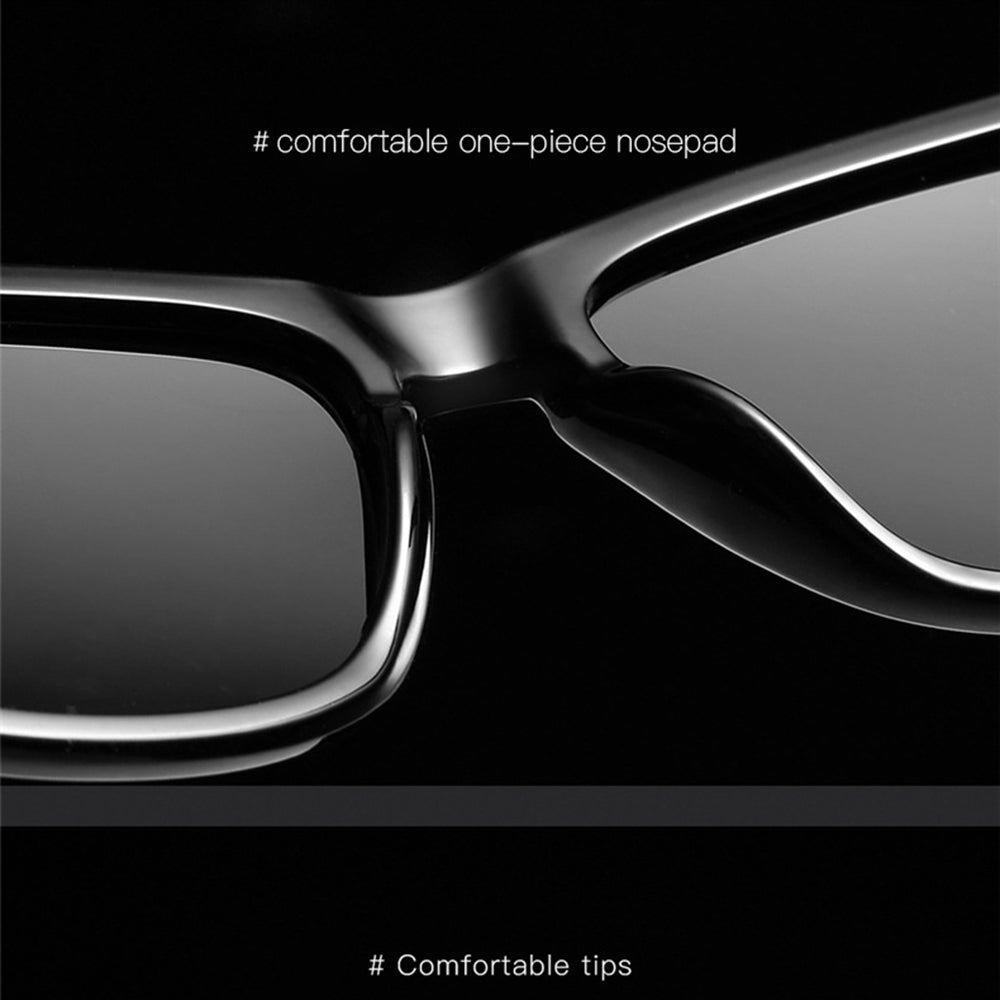 Men's Techsuit 0717 Sunglasses, Polarized, UV Protection, Black