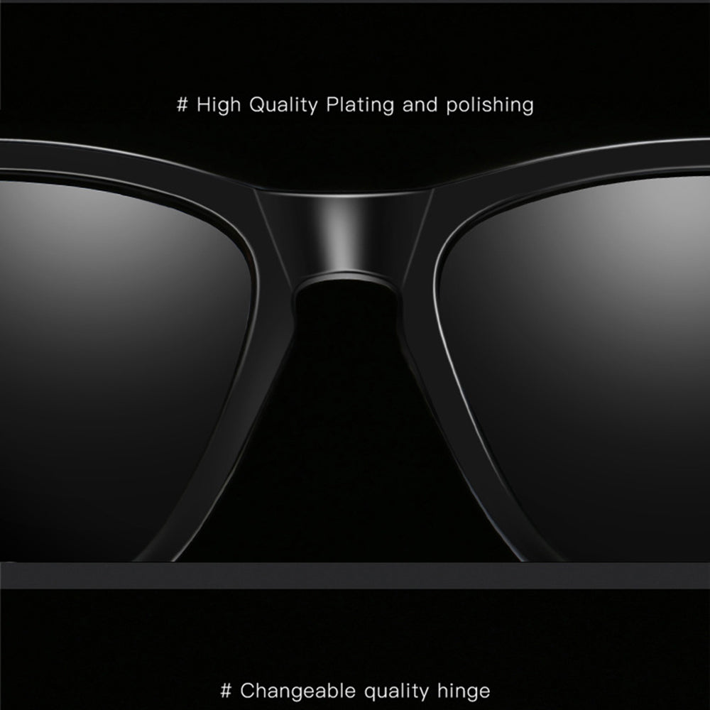 Men's Techsuit 0717 Sunglasses, Polarized, UV Protection, Black Blue