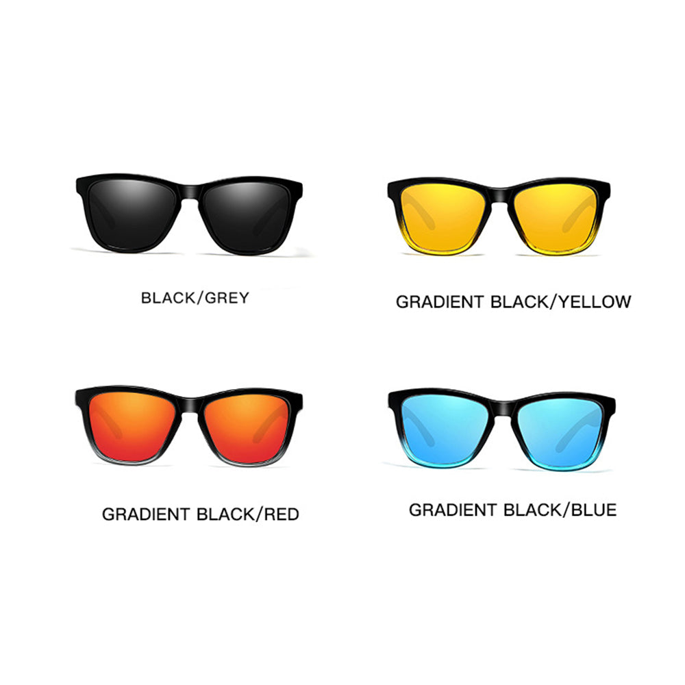 Men's Techsuit 0717 Sunglasses, Polarized, UV Protection, Black Blue
