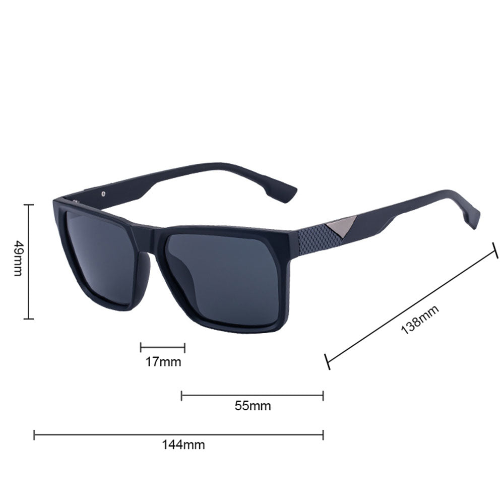 Herren-Sonnenbrille Techsuit 8500, polarisiert, UV-Schutz, braun