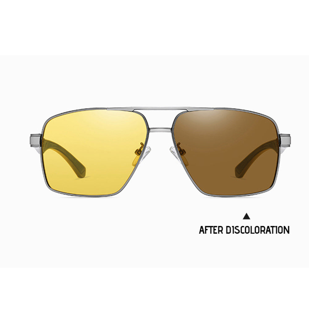 Men's Techsuit LM001 Sunglasses, Polarized, UV Protection, Photochromic Gray