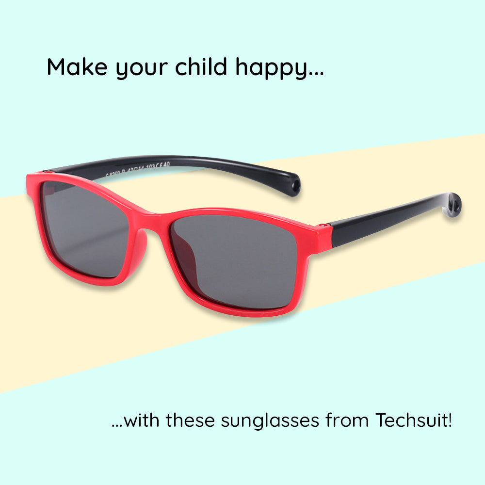 Techsuit Baby Sunglasses 8260-C29, Polarized, Navy Blue