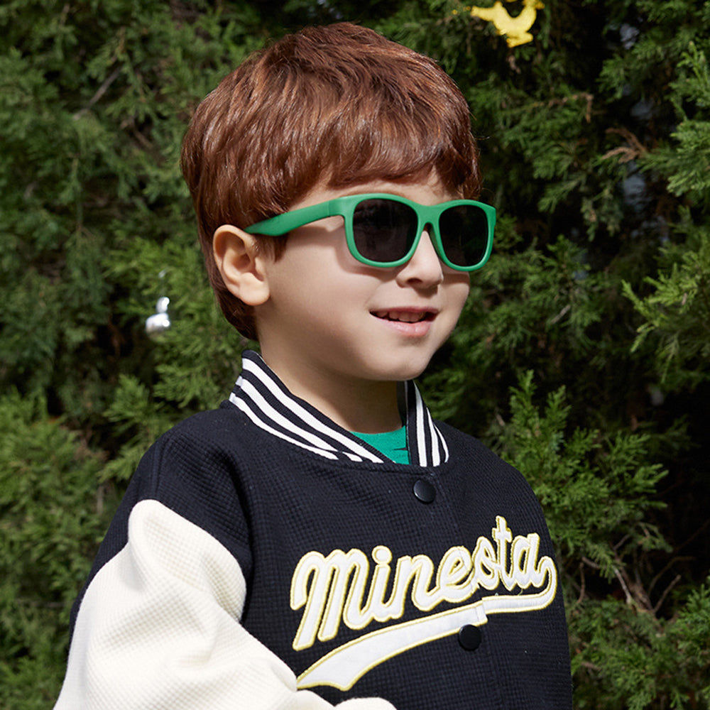 Techsuit Baby-Sonnenbrille 8306-C14, polarisiert, schwarz-rot