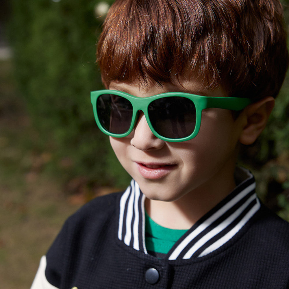 Techsuit Baby-Sonnenbrille 8306-C14, polarisiert, schwarz-rot