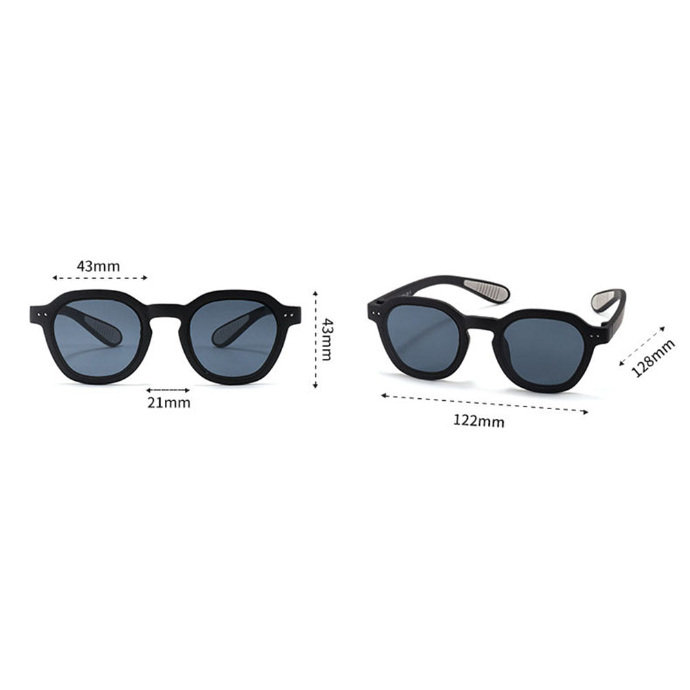 Techsuit 8447 Kids Sunglasses, Polarized, UV Protection, Black