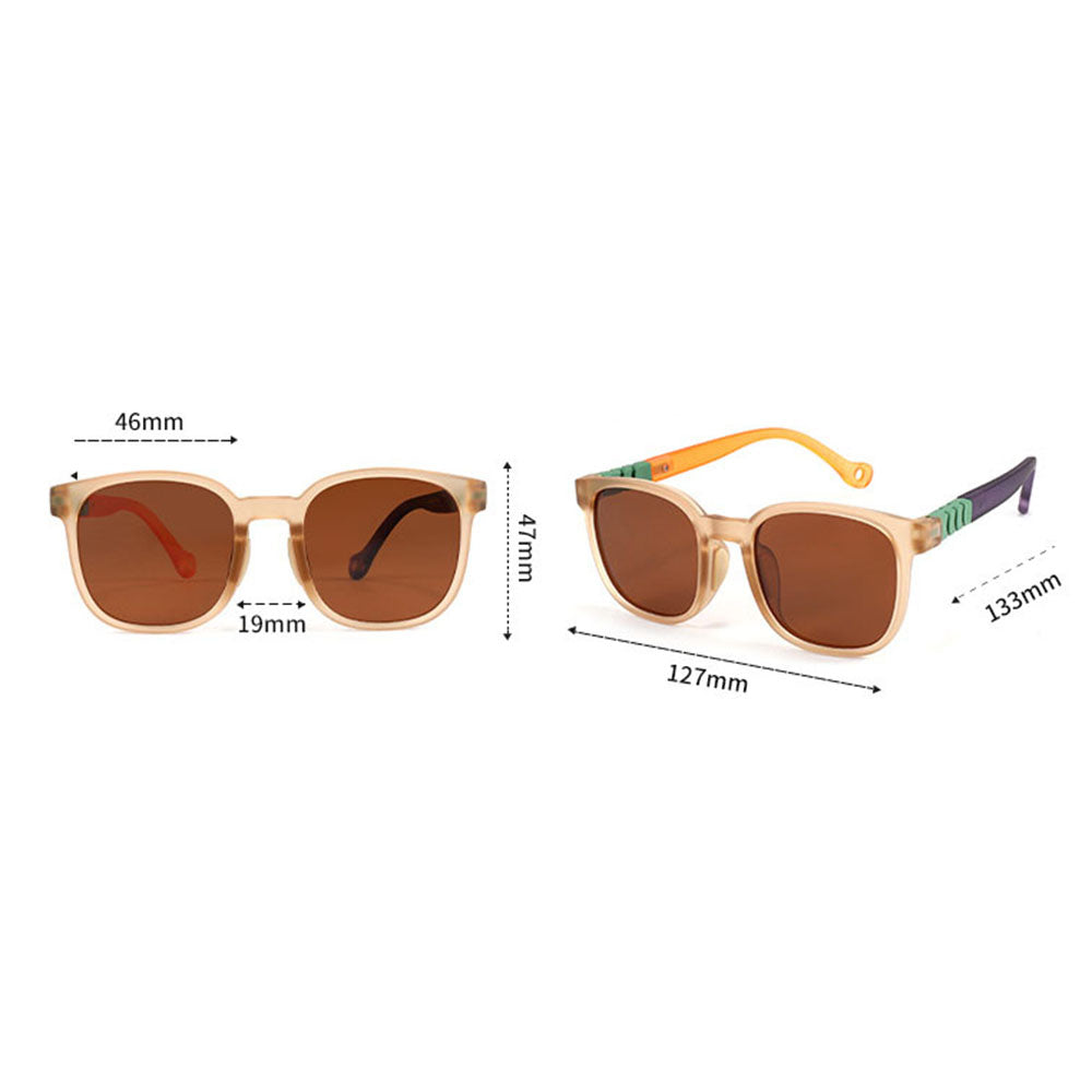Techsuit 9694 Kids Sunglasses, Polarized, UV Protection, Multicolor