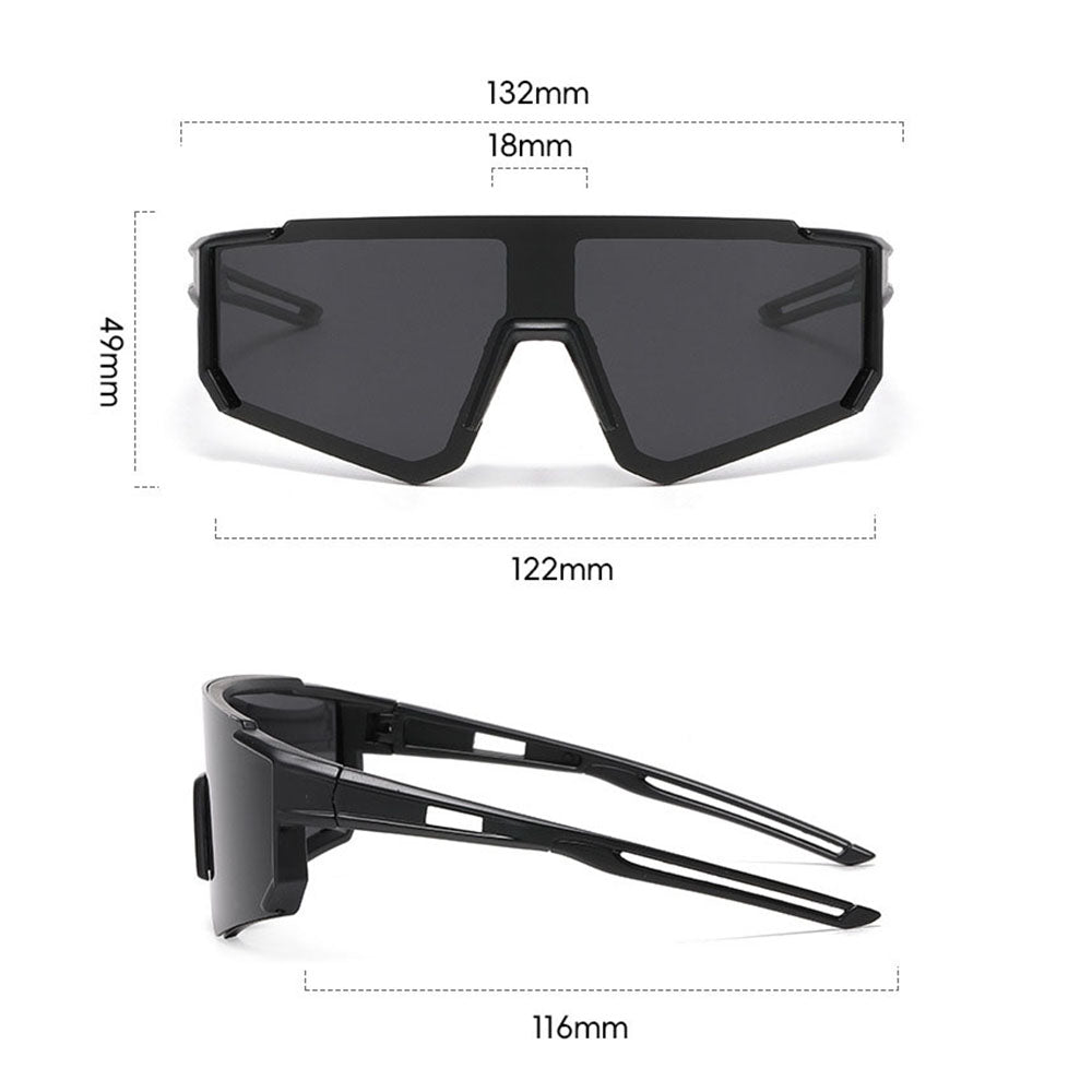 Techsuit R601 Kids' Sunglasses, Polarized, UV Protection, Black