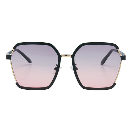 Damen-Sonnenbrille Techsuit 191, polarisiert, UV-Schutz, Schwarz Grau Rosa