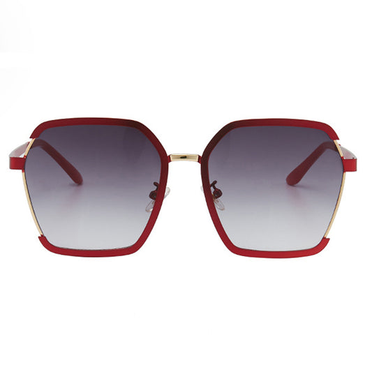 Damen-Sonnenbrille Techsuit 191, polarisiert, UV-Schutz, rot