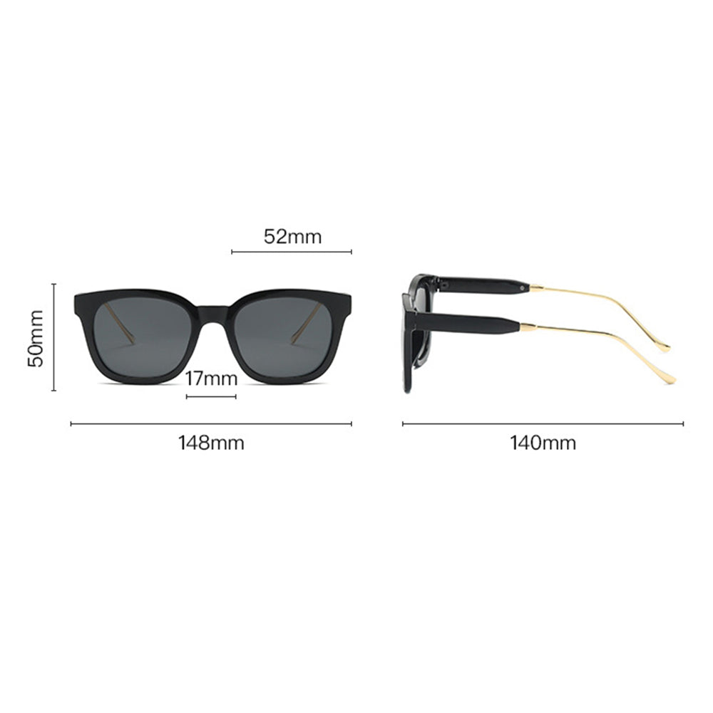 Damen-Sonnenbrille Techsuit 2050, polarisiert, UV-Schutz, Braun Grün