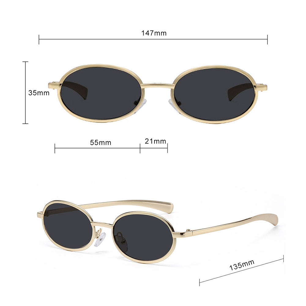 Techsuit 3220 Women's Sunglasses, Gold Black