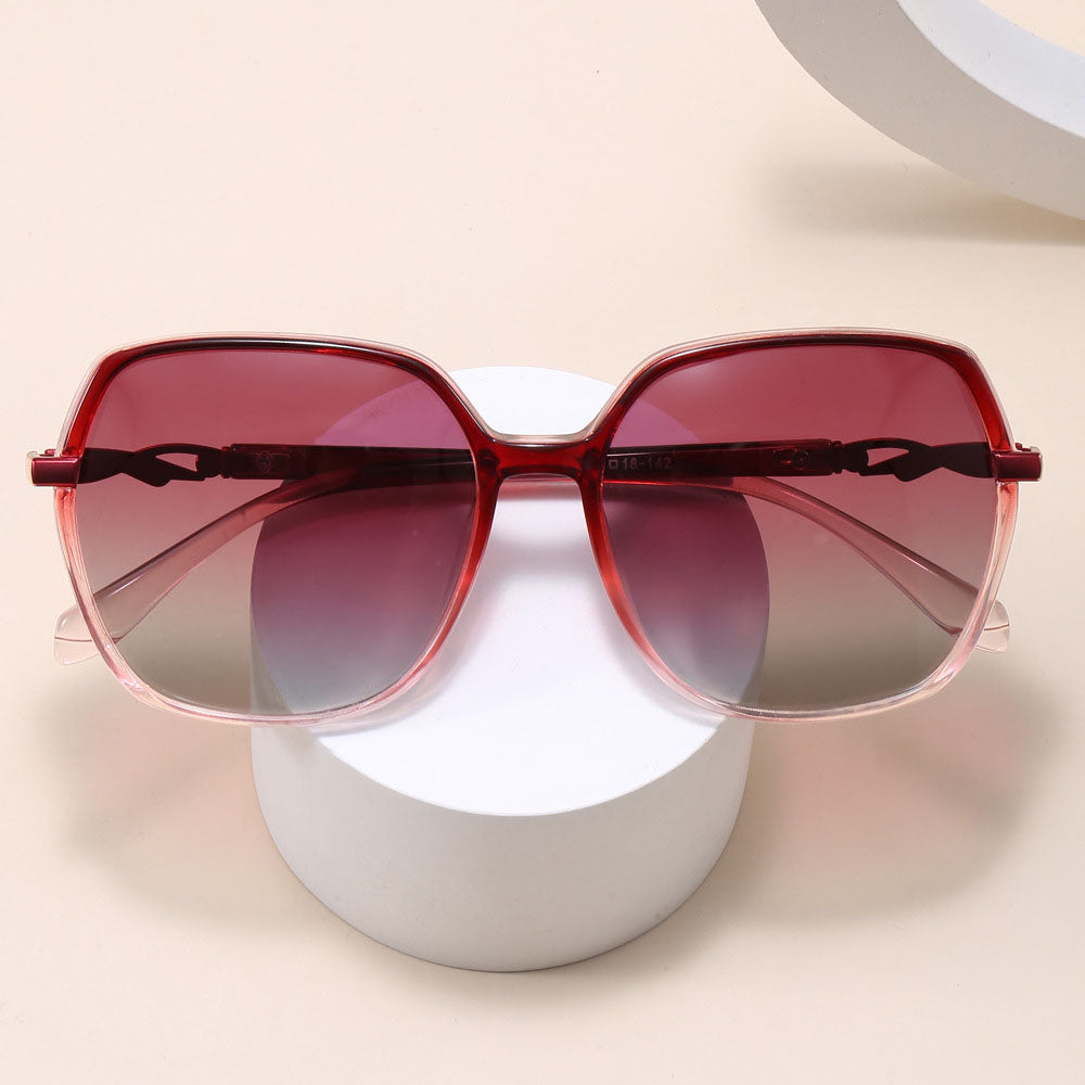 Techsuit 5223 Women's Sunglasses, Polarized, UV Protection, Gray Pink
