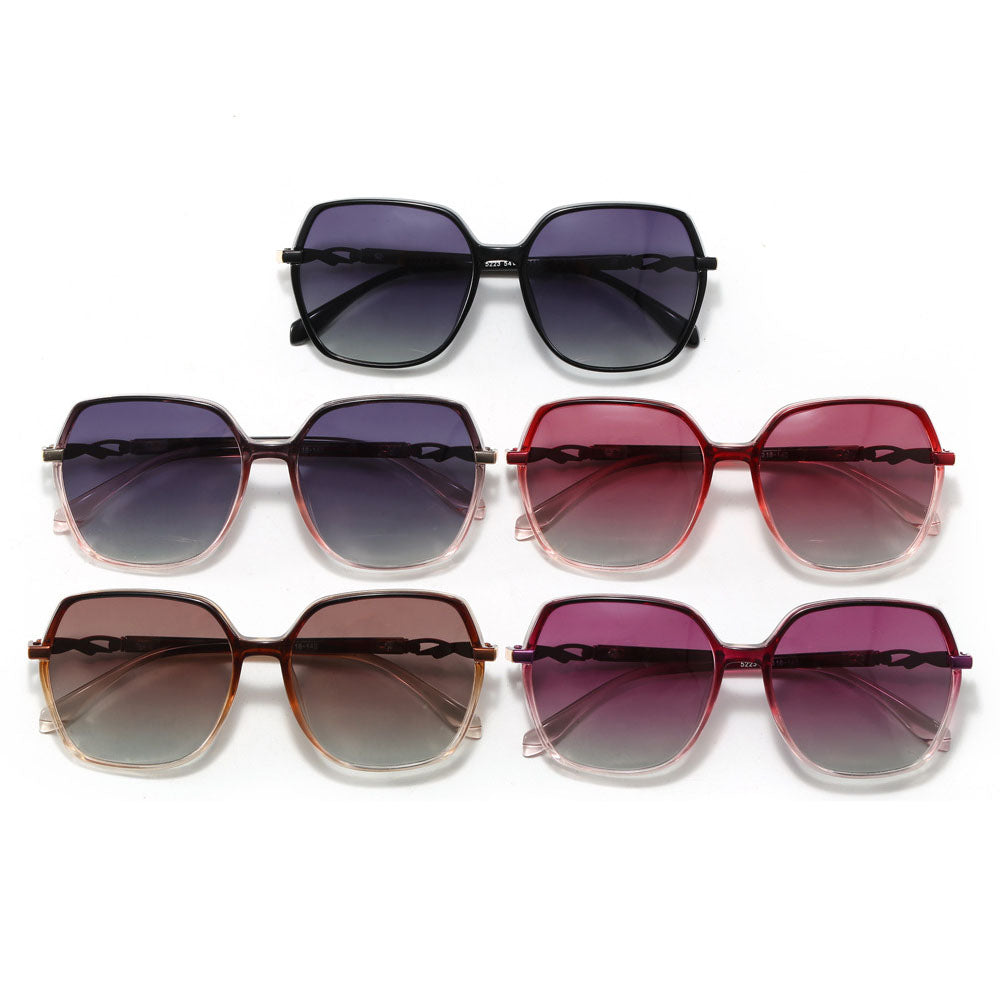 Techsuit 5223 Women's Sunglasses, Polarized, UV Protection, Black