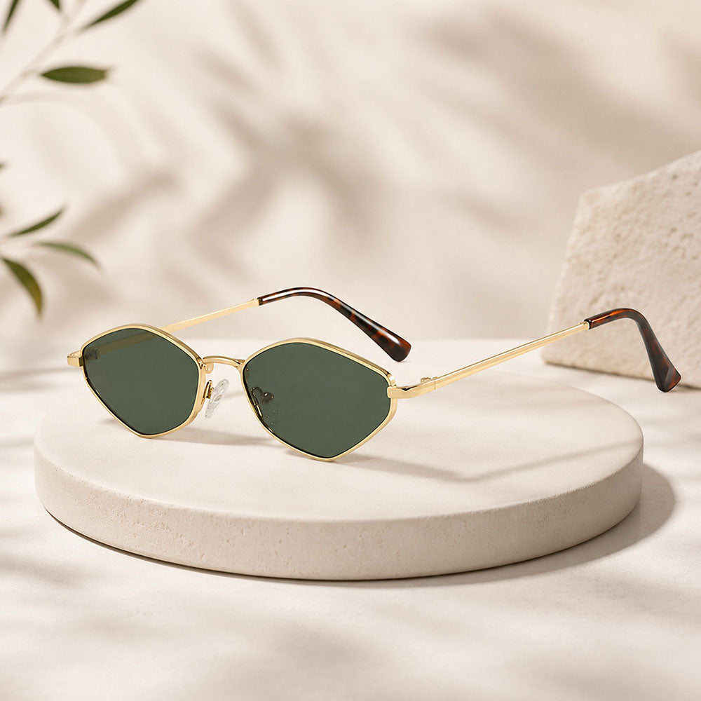 Women's Techsuit 6206 Sunglasses, Gold Black
