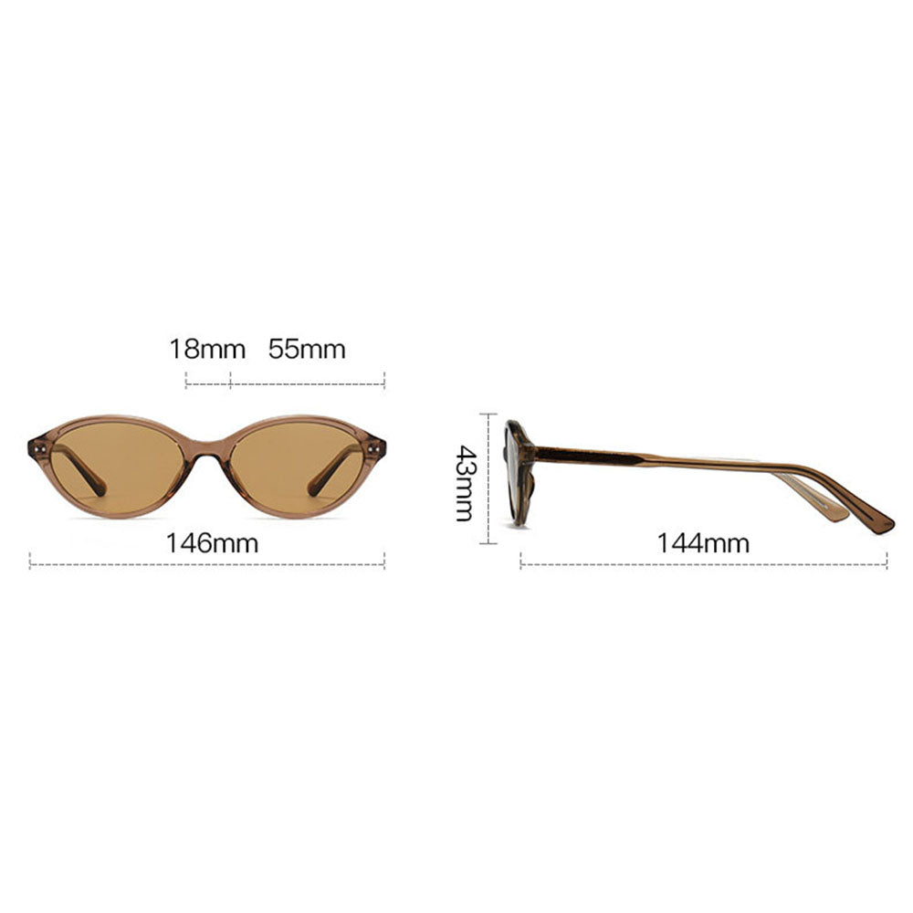 Techsuit Women's Sunglasses 99034, Black